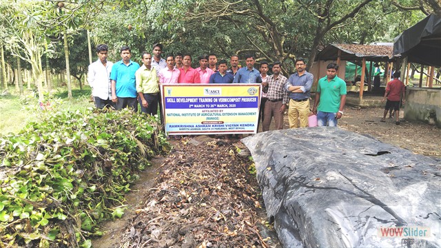 ASCI training on vermicompost producer