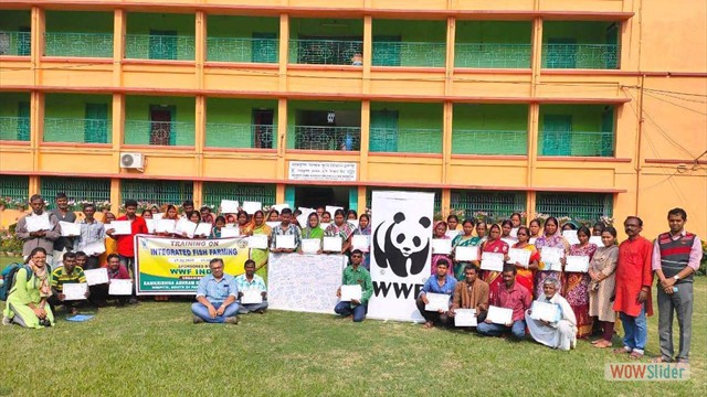 Training and soil health card distribution progarmme for the Sundarban farmers in collaboration with WWF