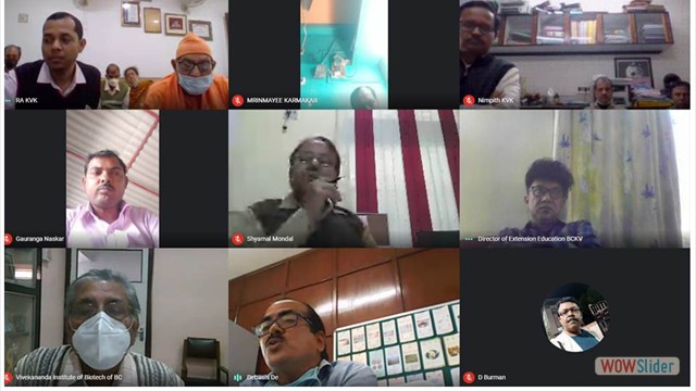 34th Scientific Advisory Committee (SAC) Meeting organised by RAKVK, Nimpith through google meet on 19.12.20